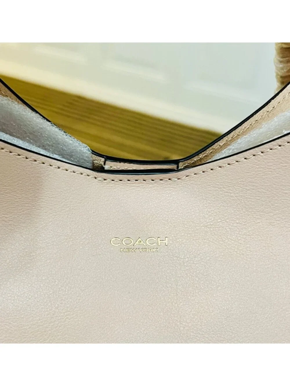 Auth COACH Gramercy Tote Shoulder Bag in Cream
